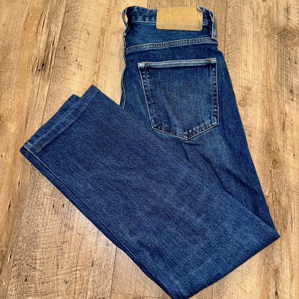 Buck Mason Blue Straight Jeans Classic Denim